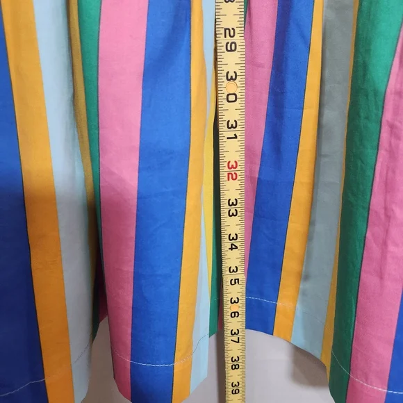 NWT Sugarlips Multicolor Striped Midi Dress Resort 2X - Picture 9 of 13